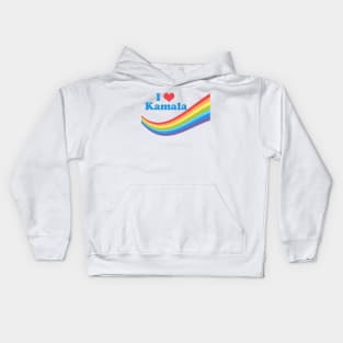 I Love Kamala Kids Hoodie